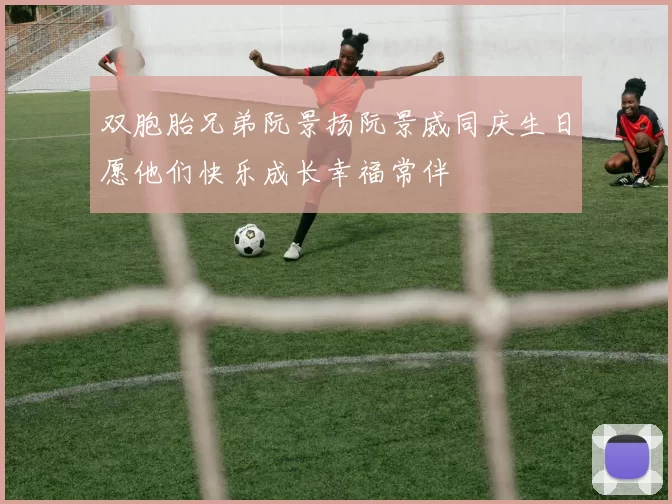 双胞胎兄弟阮景扬阮景威同庆生日愿他们快乐成长幸福常伴